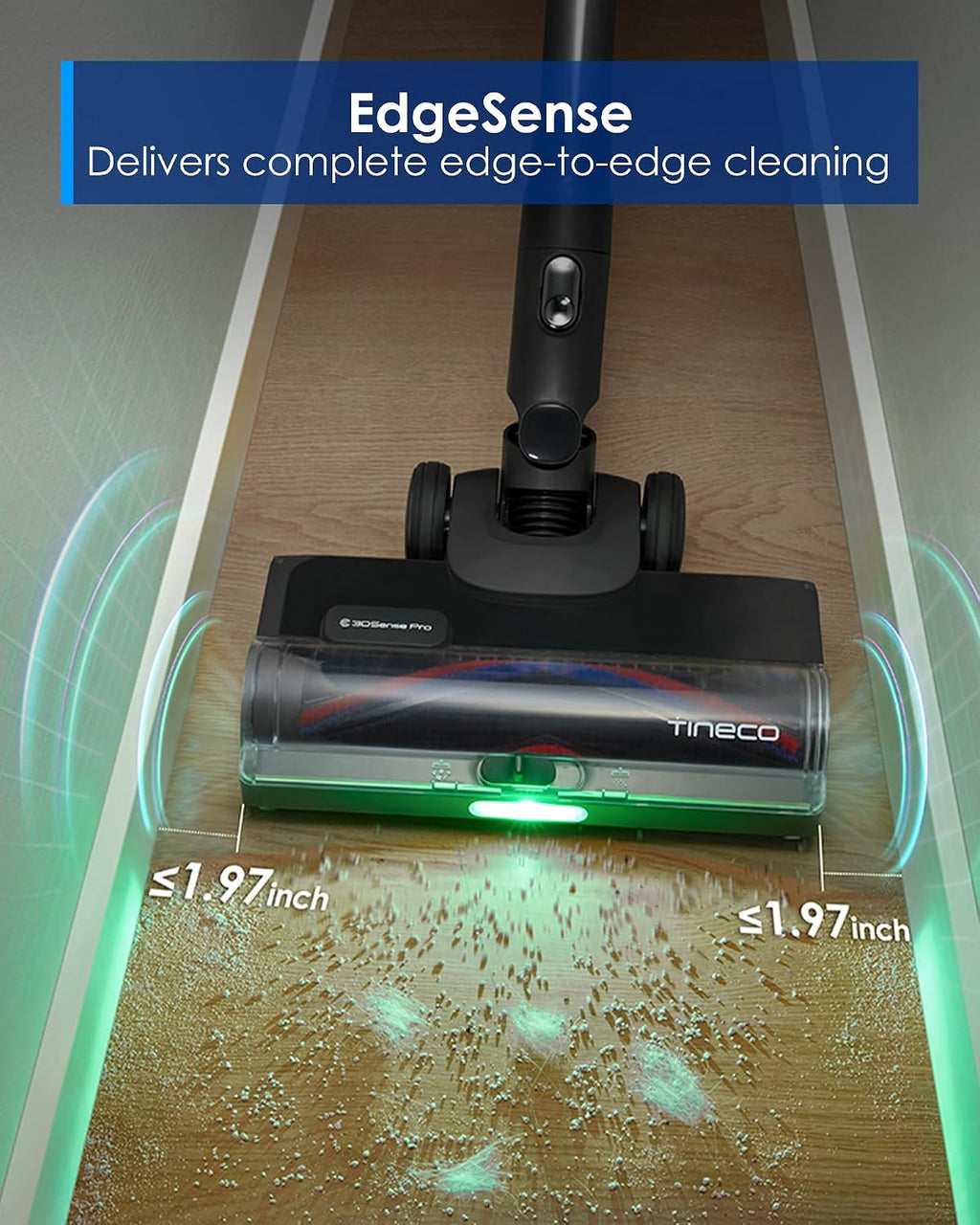 Tineco Pure ONE S70 Cordless Vacuum Cleaner, 200AW Powerful Suction, Up to 95min Runtime, Zero Tangle Brush,180° Foldable Tube, Stick Vacuum Cleaner for Pet Hair, Carpet & Hard Floor (Gray)