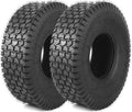AR-PRO 20x8.00-8 Lawn Tractor Riding Mower Turf Tires – Heavy-Duty 4 Ply Tubeless Tire Replacement for Zero Turn Mowers, ATVs, Garden Tractors, Golf Carts – Set of 2 – No Rim