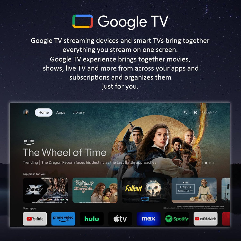 SYLVOX Outdoor TV with Rolling Stand & Soundbar, 75 inch 4K Smart TVs, Weatherproof & IP56 Waterproof, Support Google Assistant, 1000 nit Brightness Partial Sun (Deck Pro 3.0/2026)