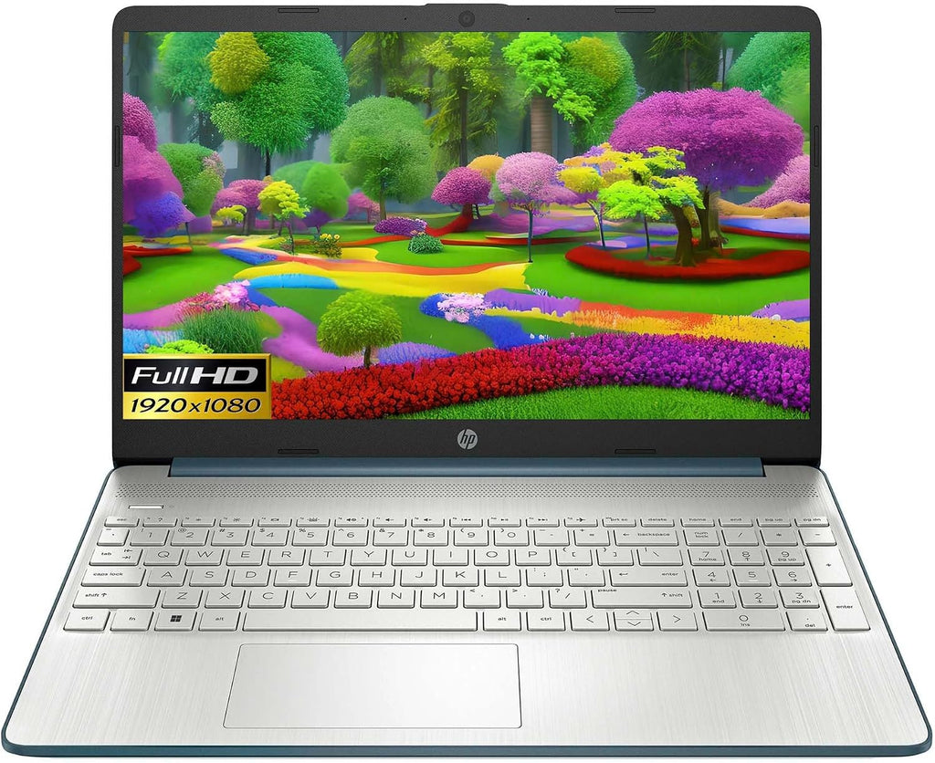 HP 15 Slim Laptop in Ocean Blue Intel 10-core i5-1235u up to 4.2GHz 8GB RAM 256GB SSD 15.6in FHD LCD WiFi HDMI Win 11 (15-DY58 - Renewed)