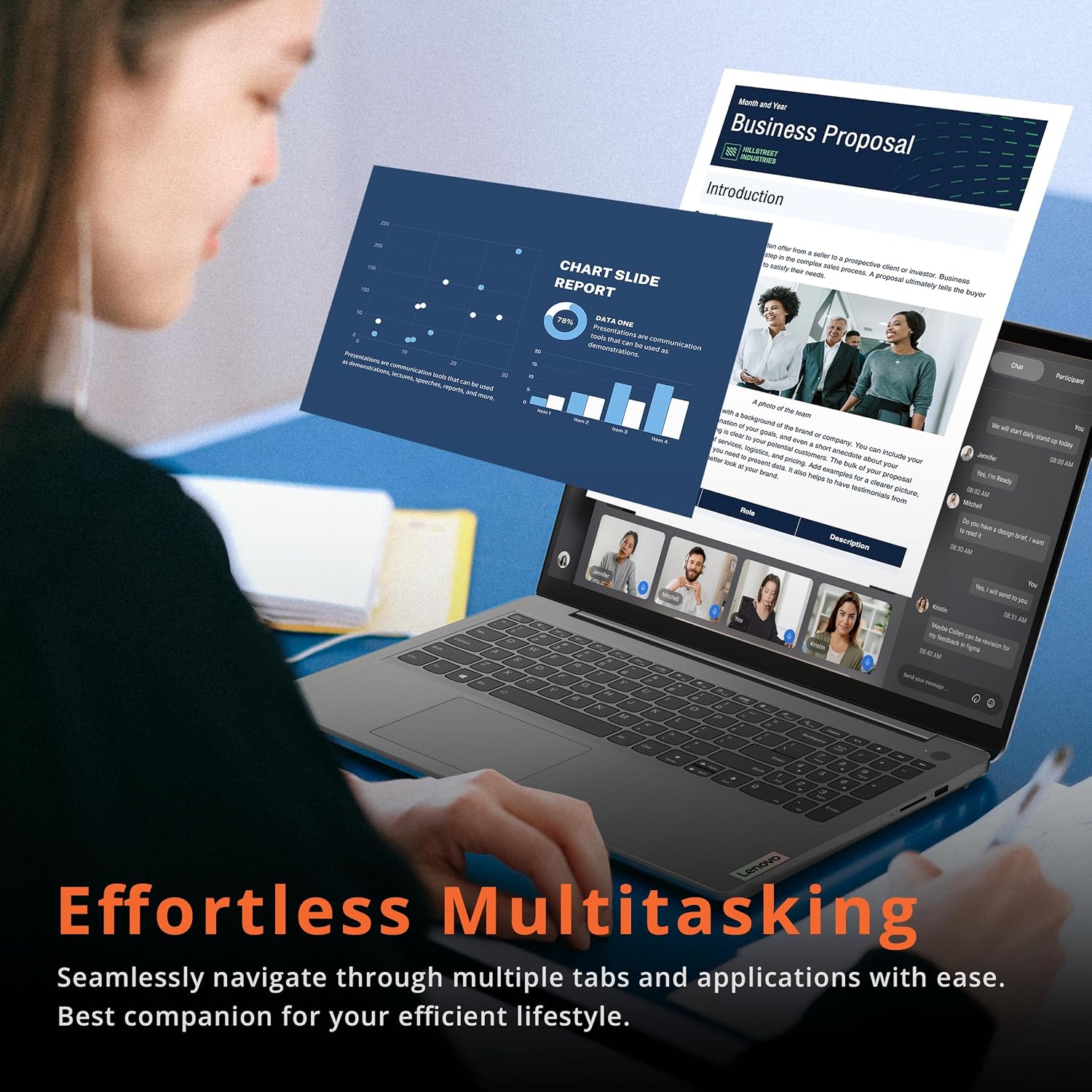 Lenovo Ideapad 3i 15.6' FHD Touch Laptop, Intel i3-1115G4, 8GB RAM, 256GB PCIe SSD, Intel UHD Graphics, Numeric Keypad, WiFi 6, 720P HD Camera, Windows 11 Home, Grey, 128GB Hotface USB Card