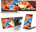 Dopesplay Laptop Screen Extender, 15.6' FHD 1080P IPS External Portable Monitor for Laptop, Plug & Play Dual Screen Monitor for 13'-17' Laptops, Compatible with Mac, Wins, Chrome, Android, Dex