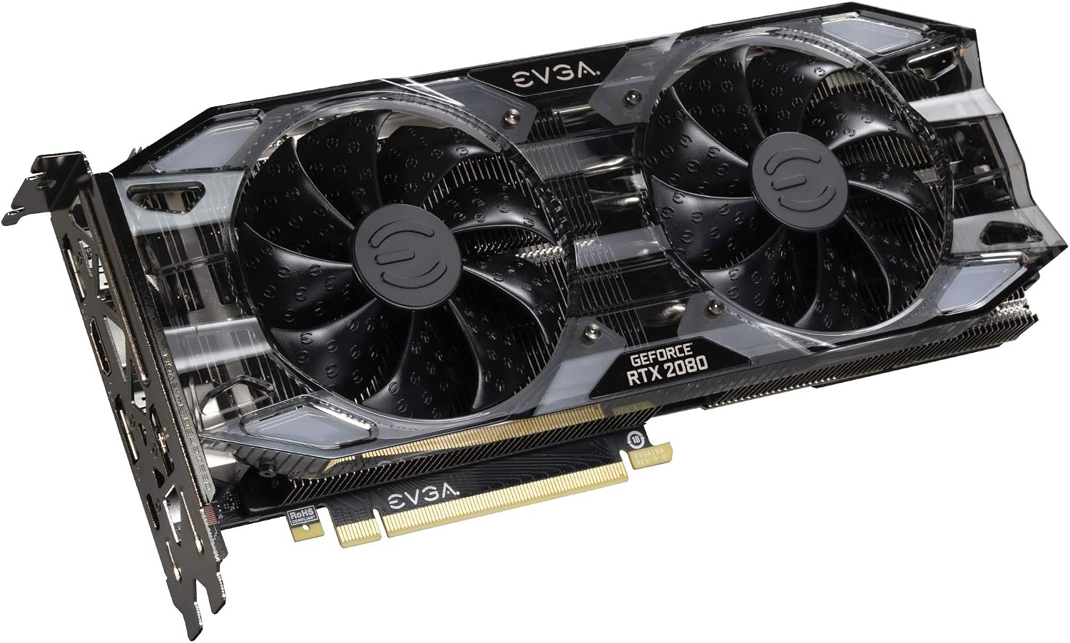EVGA GeForce RTX 2080 XC GAMING, 8GB GDDR6, Dual HDB Fans & RGB LED Graphics Card 08G-P4-2182-KR
