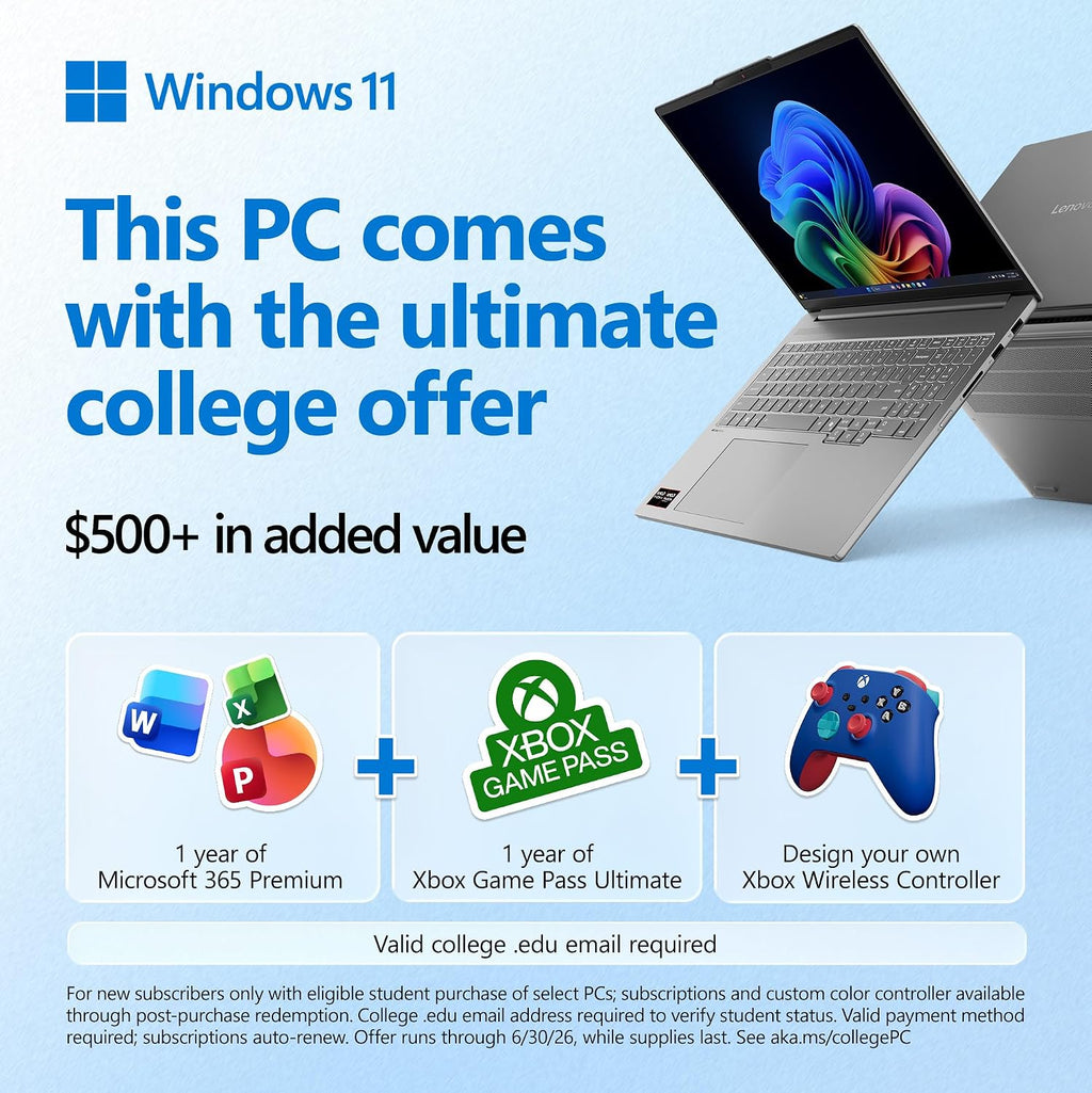 Lenovo IdeaPad Pro 5-2025 - 16' OLED 2880 x 1800 120Hz Display - 16GB Memory - 1 TB Storage - Ryzen AI 7 350 - NVIDIA GeForce RTX5050 - Windows 11 Home - Luna Grey