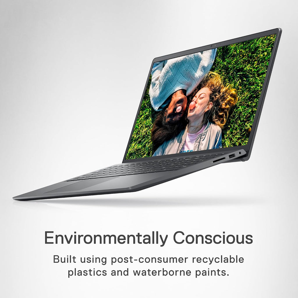 Dell Inspiron 3520 Laptop - 15.6-inch FHD (1920 x 1080) 120Hz Display, Intel Core i5-1235U Processor, 8GB DDR4 RAM, 512GB SSD, WiFi 5, Windows 11 S Mode - Carbon Black