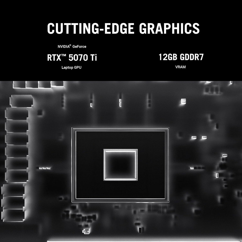 ASUS ROG XG Mobile (2025) External Graphics Card, NVIDIA® GeForce RTX™ 5070 Ti, GC34R-050, Thunderbolt™ 5, PCI Express, Compatible with Desktop, Laptop