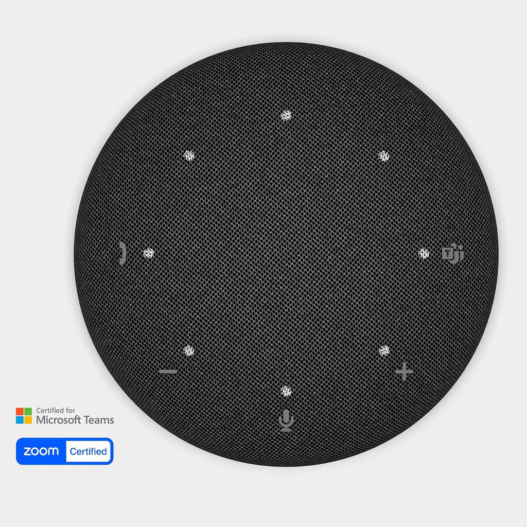 Dell Pro Plus Wireless Speakerphone - SL525 - USB-C, Zoom/Microsoft Teams Certified, Wired/Wireless, Bluetooth 5.3, Omni-Directional, AI-Based Noise Cancellation