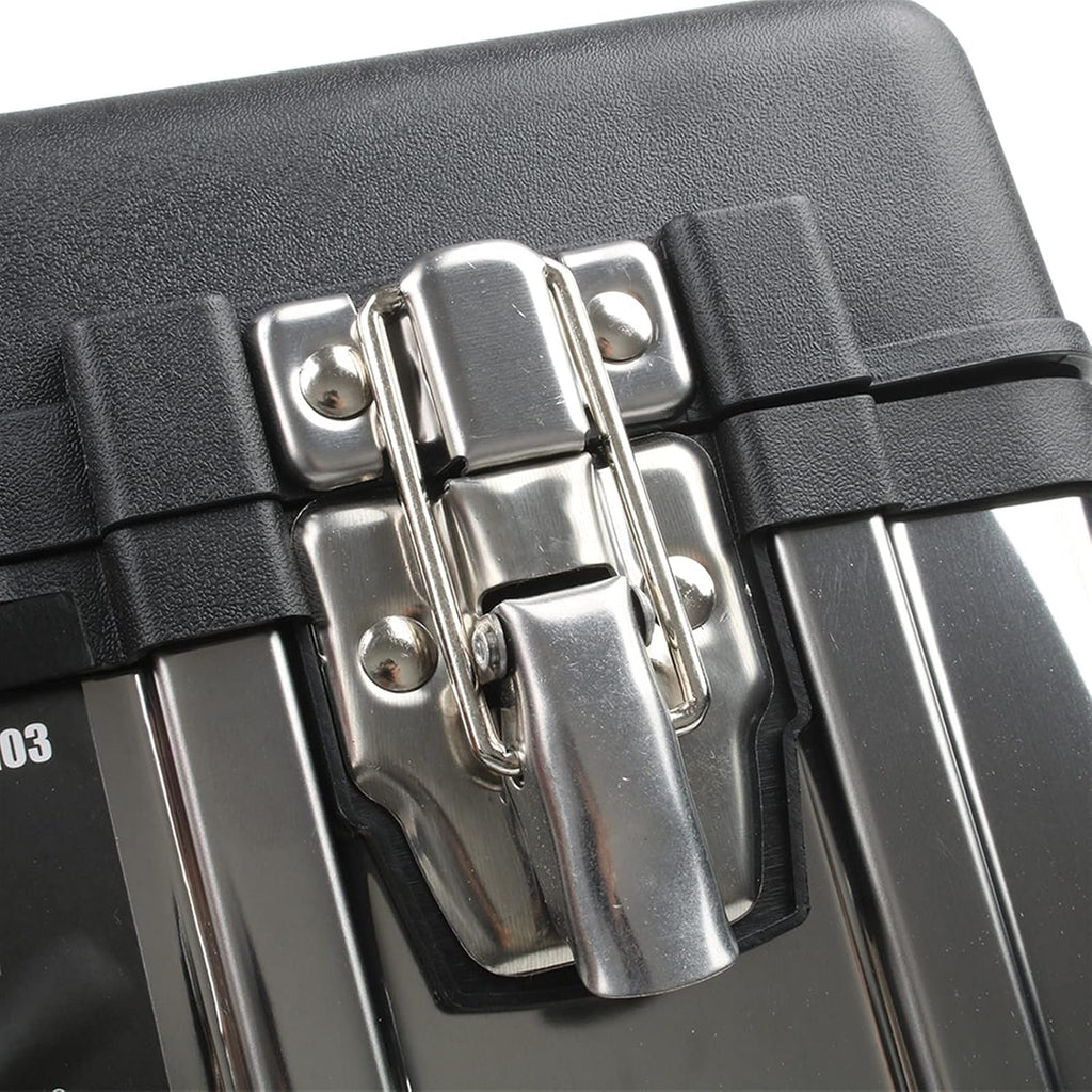 Portable Tool Box Plastic Large Stainless Steel Tool Box Home Repair Electrician Storage Box Work Tool Box Durable Storage Tool Box Small Parts Box