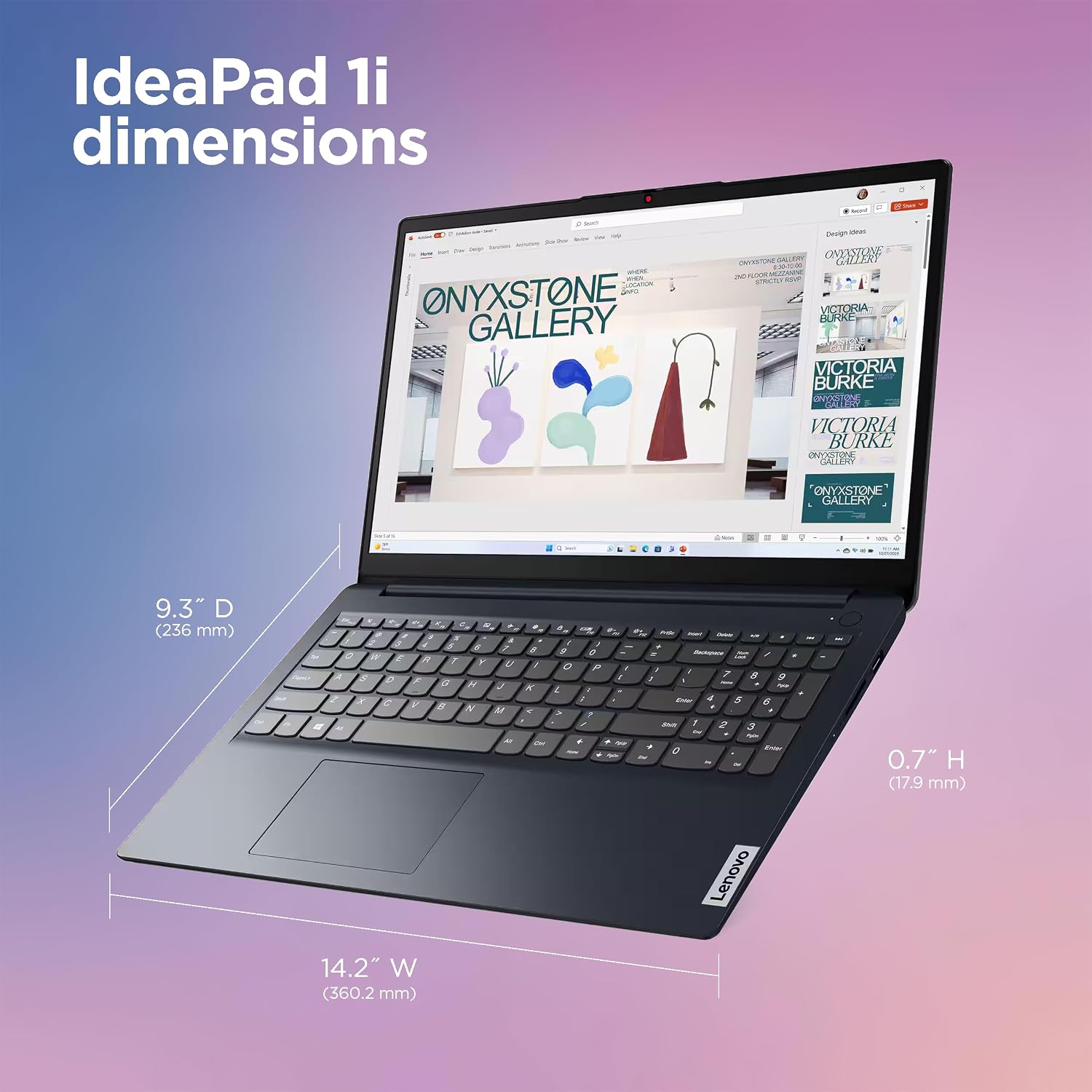 Lenovo IdeaPad Business Laptop, 15.6' FHD Touchscreen, Powerful 10-Core Intel i5-1334U, AI Copilot Computer, 16GB RAM, 1TB Storage (512GB SSD+500GB Ext), HubxcelAccessory, Win 11 Pro, Lifetime Office