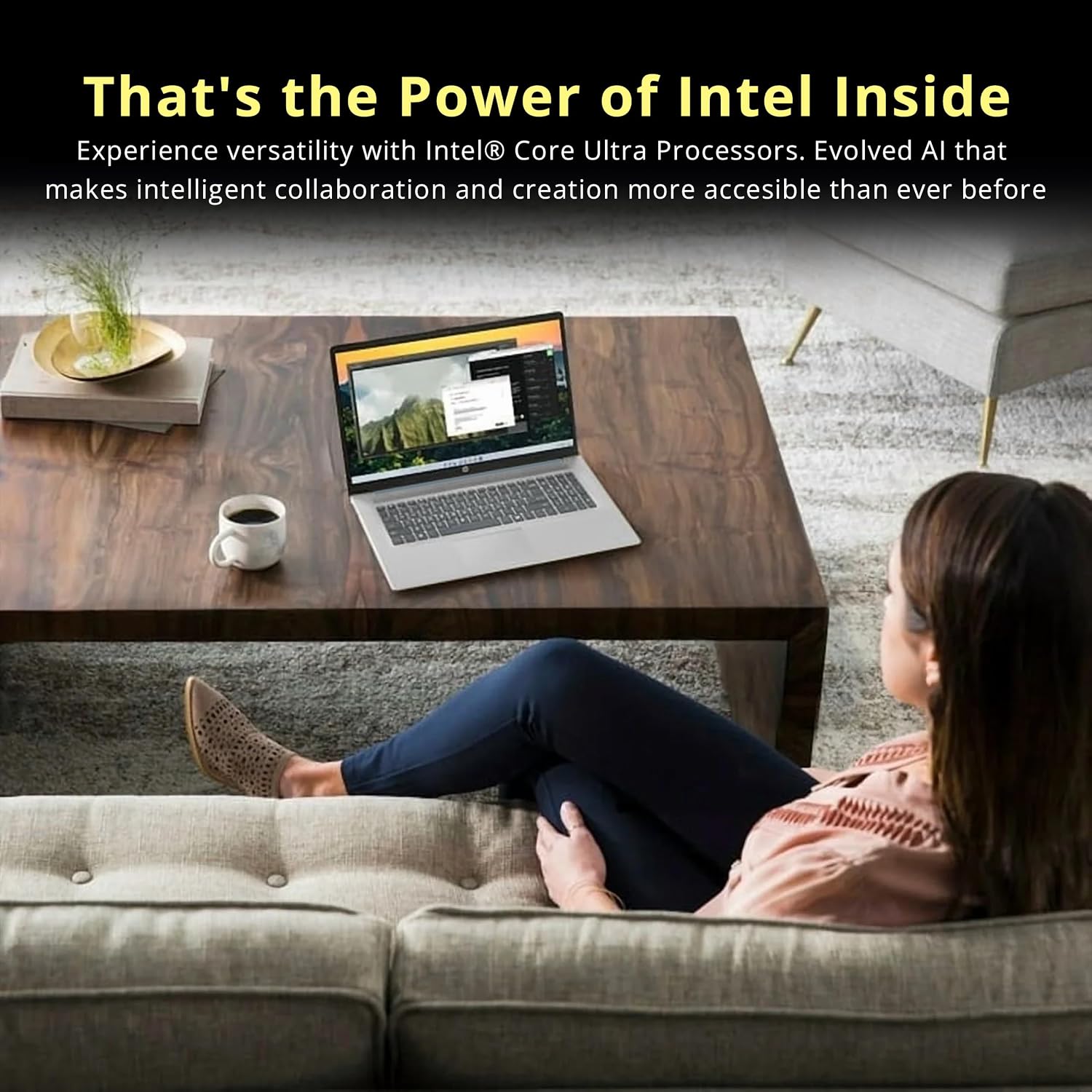 HP 17.3' HD+ Touchscreen Laptop, Intel Ultra 7 255U, 16GB RAM, 2TB Storage (1TB SSD+1TB Docking Station Set), ‎Intel Graphics, Numeric Keypad, 720p HD Camera, Copilot, Wi-Fi 6, Win 11 Home, Blue