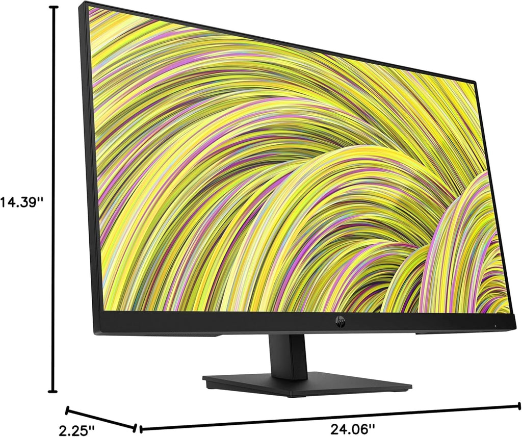 HP P27h G5 27' Class Full HD LCD Monitor - 16:9 - Black - 27' Viewable - in-Plane Switching (IPS) Technology - LED Backlight - 1920 x 1080-16.7 Million Colors - 250 Nit - 5 ms - Speakers - HDMI - VG