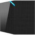 SUNGOLDPOWER UL61730 500 Watt Monocrystalline Solar Panel 20PCS, Grade A Cell,Whole Black High Efficiency,IP68,for 12V/24V/48Vdc RV,Farms,Parking Lot,On/Off-Grid System CEC listed(20*500W Solar Panel)