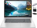 HP 17 Laptop Business, 17.3' FHD IPS Display, 32GB RAM, 1.5TB Storage (1TB SSD + 500GB Ext Drive), 6-Core AMD Ryzen 5 Processor, Lifetime Microsoft Office, Long Battery, MarxsolAccessory, Win 11 Pro