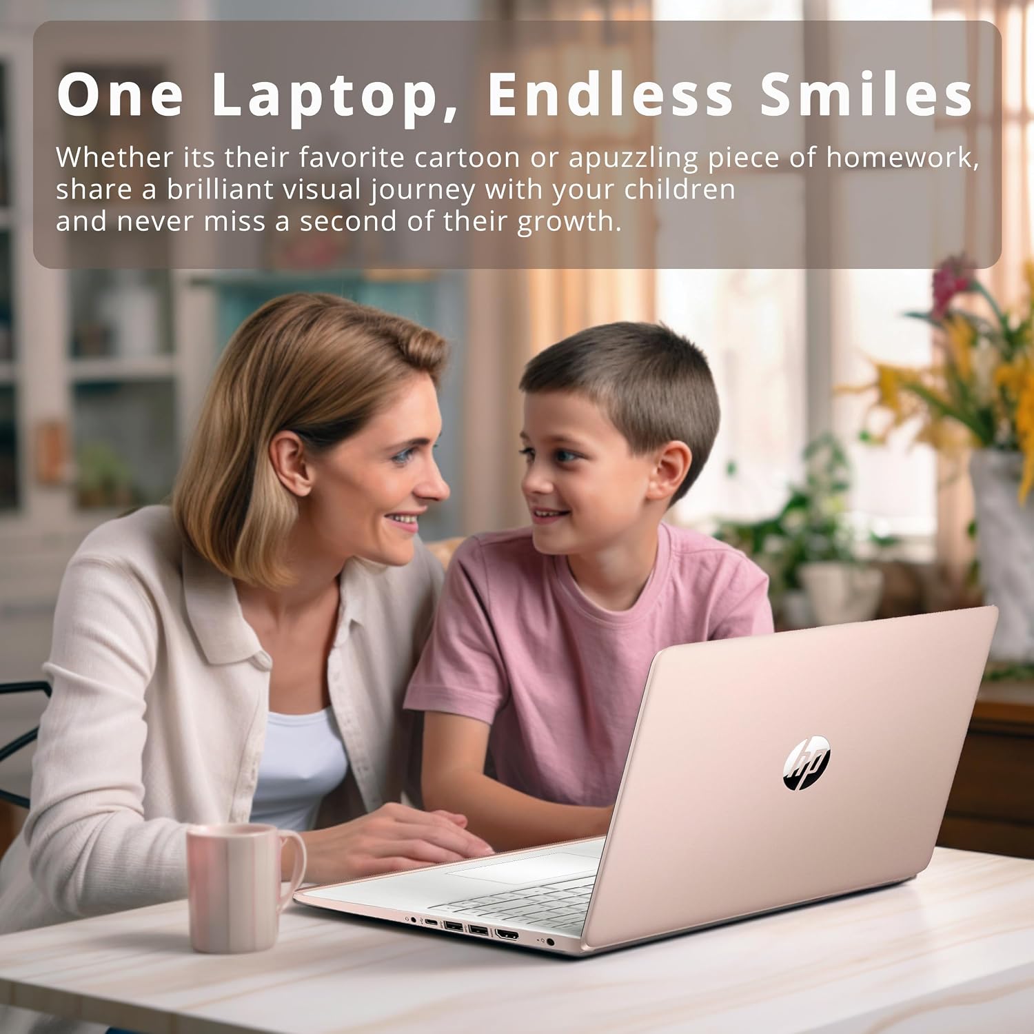 HP Stream 14' HD BrightView Laptop, Intel Celeron N4120 Processor, 16GB RAM, 64GB SSD, Intel UHD Graphics, 720p Webcam, WiFi, HDMI, Win 11 S, Gold (Renewed)