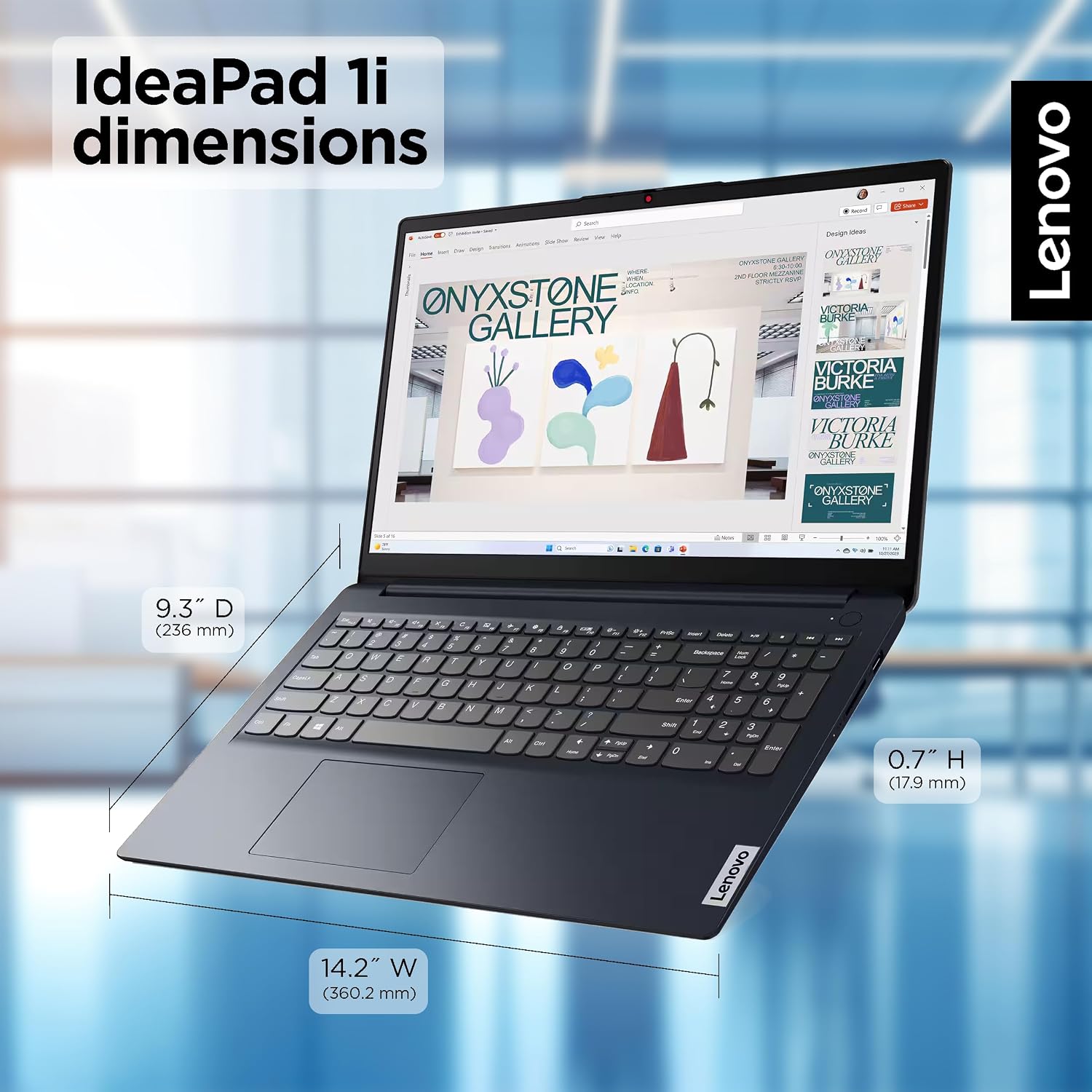Lenovo IdeaPad Laptop 2025 Business Computer, 15.6' FHD Touchscreen, 16GB RAM, 1TB Storage (512GB SSD +500GB Ext), 10-Core Intel Core i5, Long Battery, HubxcelAccessory Win 11 Pro Lifetime Office 2024