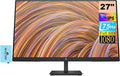 HP Series 3 Pro 27' FHD IPS Monitor with 5ms Response Time, Anti Glare, Flicker Free, VESA Mount (100 x 100 mm), Displayport, HDMI & DKZ, Black Color