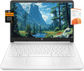 HP 14' Ultra Light Laptop for Student & Home (Intel Quad-Core N4120, 4GB RAM, 192GB(64GB + 128GB SD), 1-Year Office 365) 11-Hr Long Battery Life, Webcam, WiFi, Win 11 Home in S Mode - Snow White