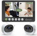 bonoch 2-in-1 Car Home Dual-Use Baby Monitor, 5' HD Clear View Wireless Monitor, 2 USB Powered Cameras for Baby, Seamless Transition Between Car & Home, 360° Rotatable, Night Vision, Easy to Install