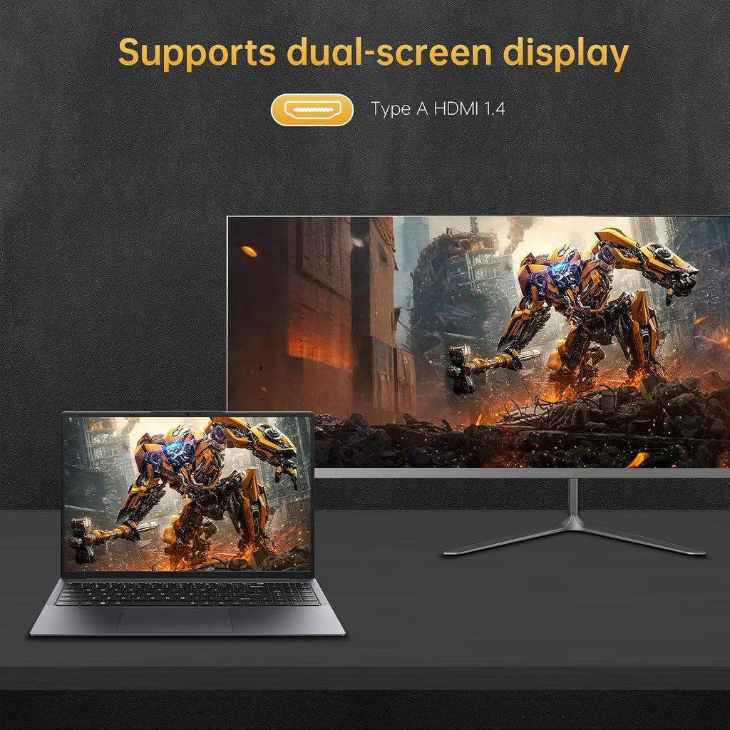 16' Laptop Computer Intel Core i5 Processor, Win 11 Pro Laptop 16GB RAM 512GB SSD, 1920 x 1200 FHD 16:10 Display, Office Suite Notebook with Backlit Keyboard, Student Business Work Laptops, Stander
