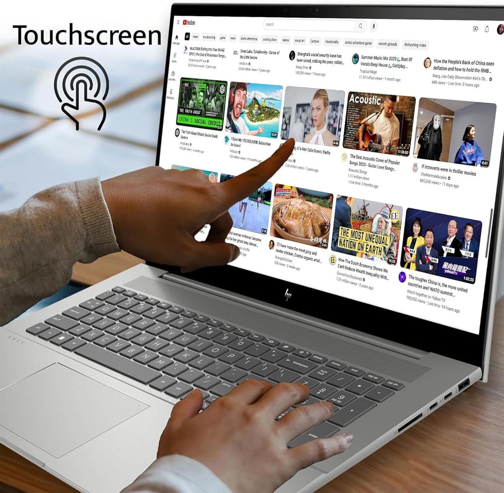 HP 17inch Laptop Touchscreen -AMD Ryzen 5 7430U Beat i7-1355U -16GB RAM -1TB SSD -Windows 11 - AI Copilot Key -2025 Portatil Computadora Laptop -Business School College