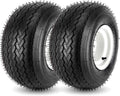 2PCS 18x8.50-8 Lawn Mower Tires with Rim, 18x8.5-8 Tire and Wheel for Riding Lawn Mowers Garden Tractor Turf Tires Golf Carts, 815lbs Capacity, 4 Ply Tubeless