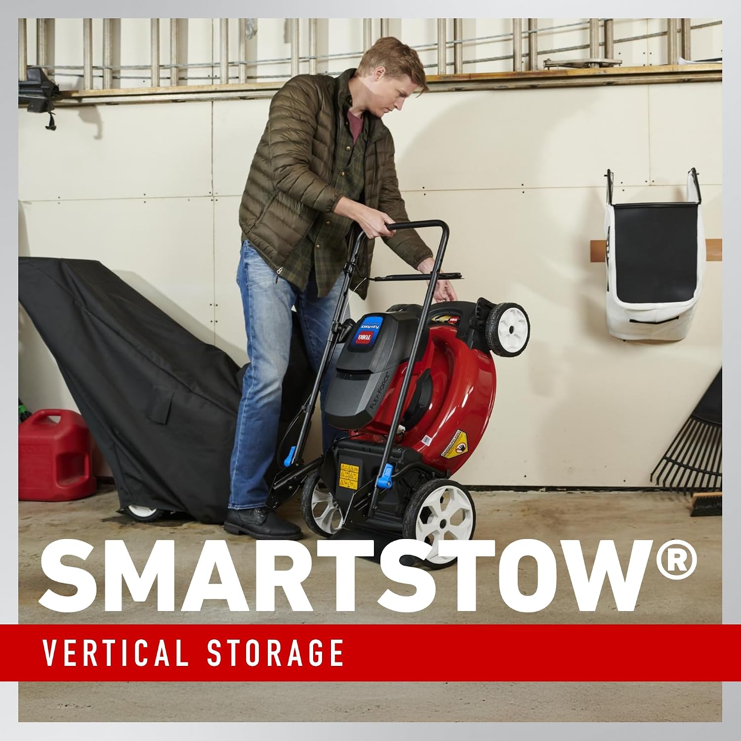 Recycler SmartStow 21 in. 60-Volt Max Lithium-Ion Cordless Battery Walk Behind Mower RWD (Tool-Only)