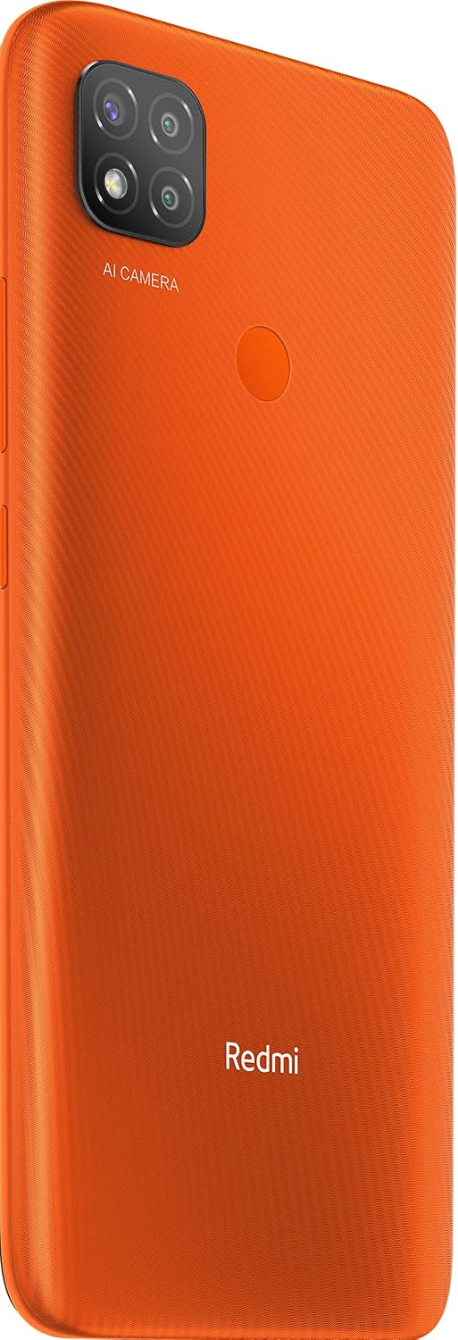 Xiaomi Redmi 9C - Smartphone 6.53 ', 3 GB + 64 GB, Dual Sim, Android 10.0, Arancione (Sunrise Orange)