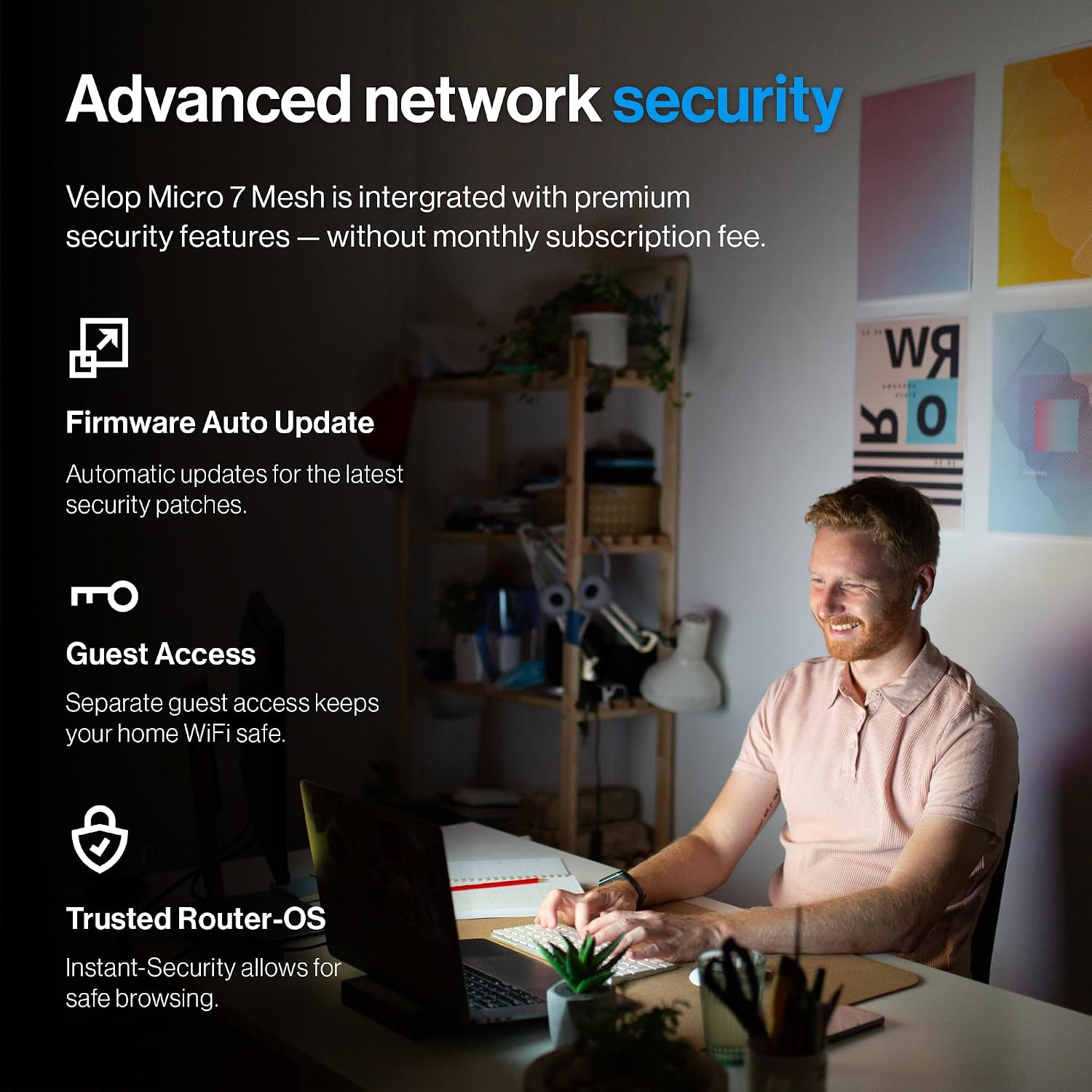 Linksys Velop Micro 7 Dual-Band BE5000 Wi-Fi 7 Mesh System | 4 WiFi Streams up to 5 Gbps | 6600 sq.ft. Coverage | Supports Internet Plans up to 2.5 Gbps | 3-Pack