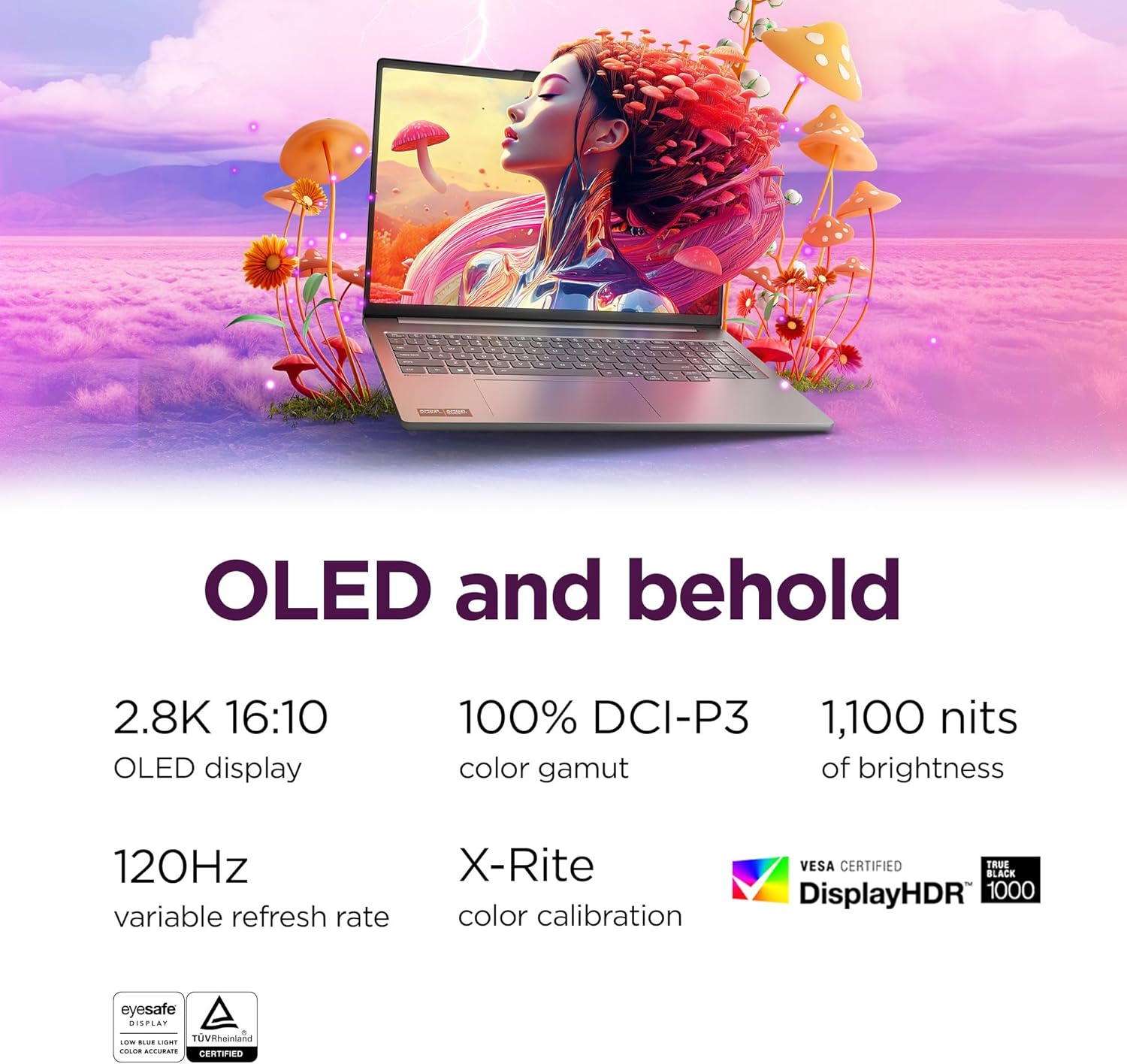 Lenovo IdeaPad Pro 5-2025 - 16' OLED 2880 x 1800 120Hz Display - 16GB Memory - 1 TB Storage - Ryzen AI 7 350 - NVIDIA GeForce RTX5050 - Windows 11 Home - Luna Grey