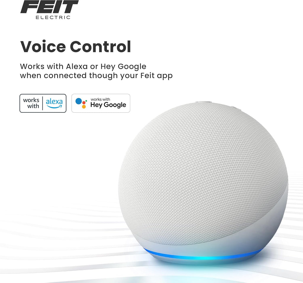 Feit Electric Smart Wireless Doorbell w/Dual-Lens 1080p HD Camera, 24/7 Local Recording, Night Vision, Voice Assistant, AI Detection for People & Packages, Includes Wireless Chime, CAM2/DOOR/WIFI/BAT