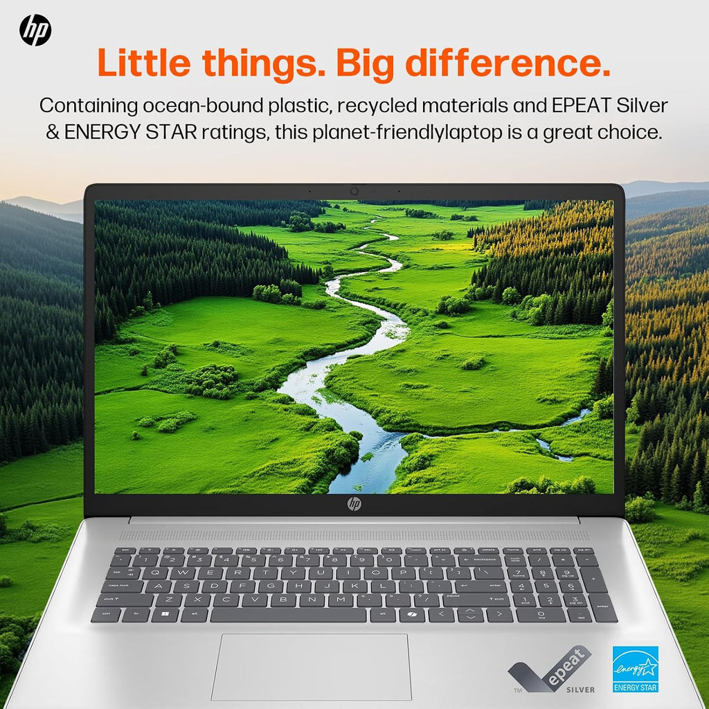 HP 2025 17 Inch Laptop, Intel 8 Core I3-N305, 17.3' HD+ Anti-Glare Display, 32 GB RAM, 1 TB SSD, Windows 11 Pro, Copilot AI, Wi-Fi 6, HDMI, HP 17 Laptop for Business Student, w/Accessory