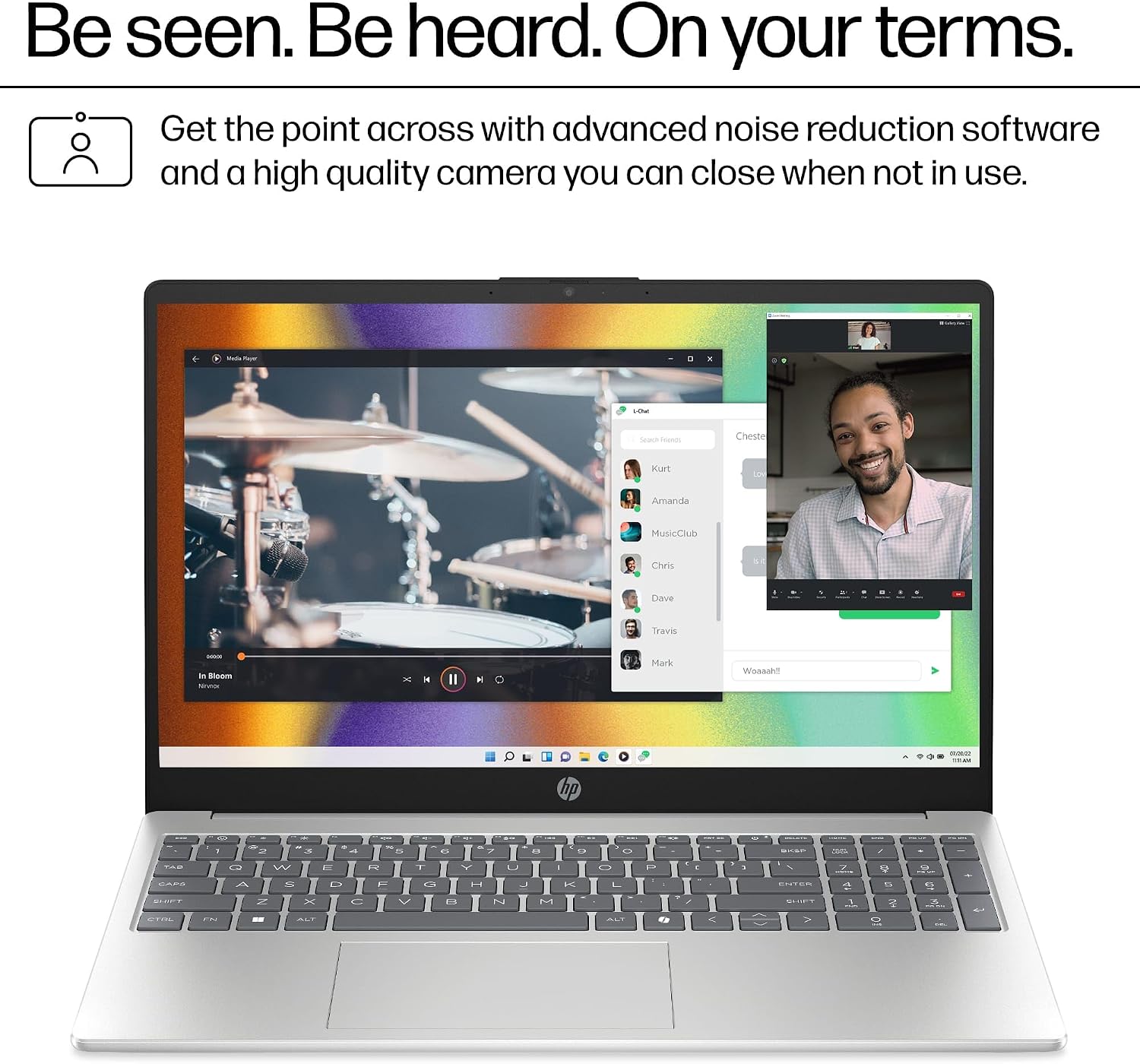 HP 15.6' Touchscreen Laptop Computer with Intel Core i3-1315U, 32GB RAM, 1TB SSD + 500GB Portable HDD, Student Everyday Use, All-Day Battery Life & Portable Design, Numeric Keypad, Windows 11 Home
