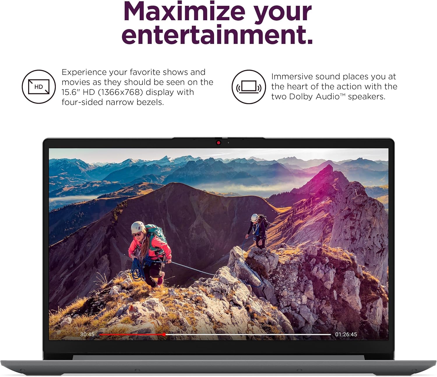 Lenovo IdeaPad 1i 15.6' HD Laptop (12GB RAM, 512GB PCIe SSD, 1-Year Microsoft Office 365, Intel Celeron N4500) for Student, Home, Business, Numeric Keypad, Webcam, HDMI, Wi-Fi 6, Win 11 Home in S Mode