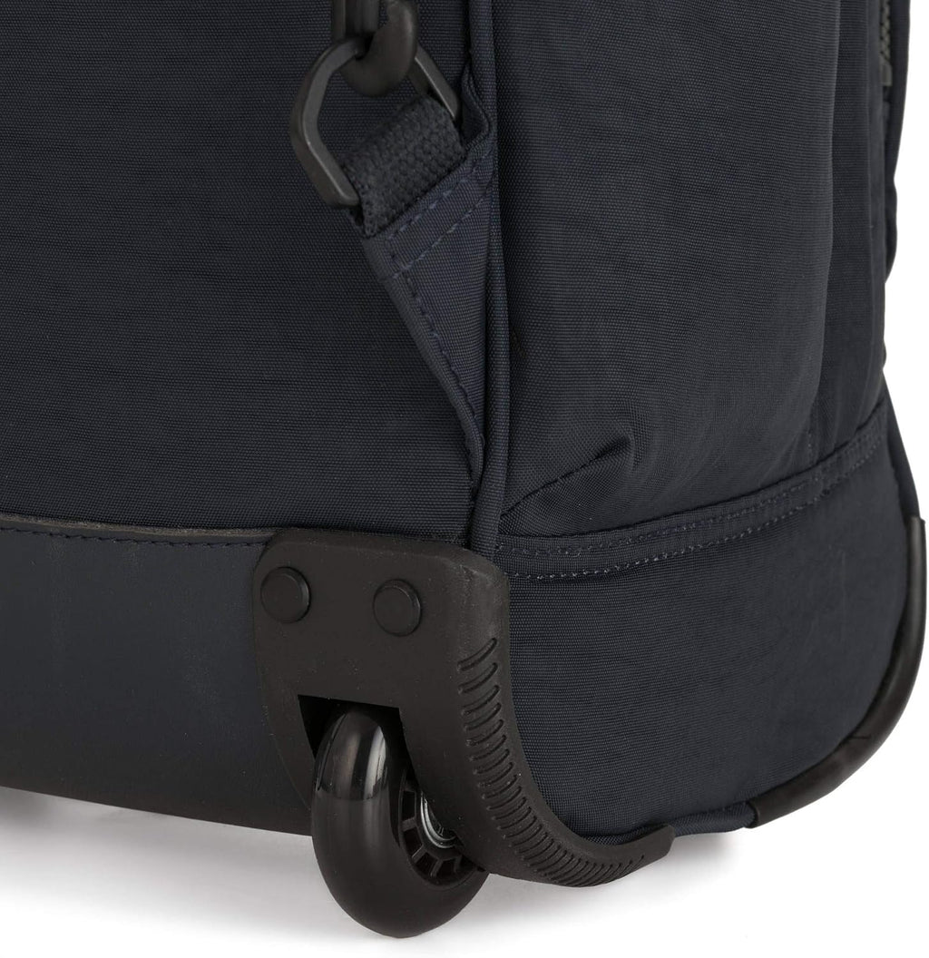 Kipling Women's Gaze Large Rolling, Durable, Wheeled Backpack with Adjustable Shoulder Straps, Nylon Book Bag, True Blue Tonal, 8.25' L x 17.25' H x 12.25' D,100352251