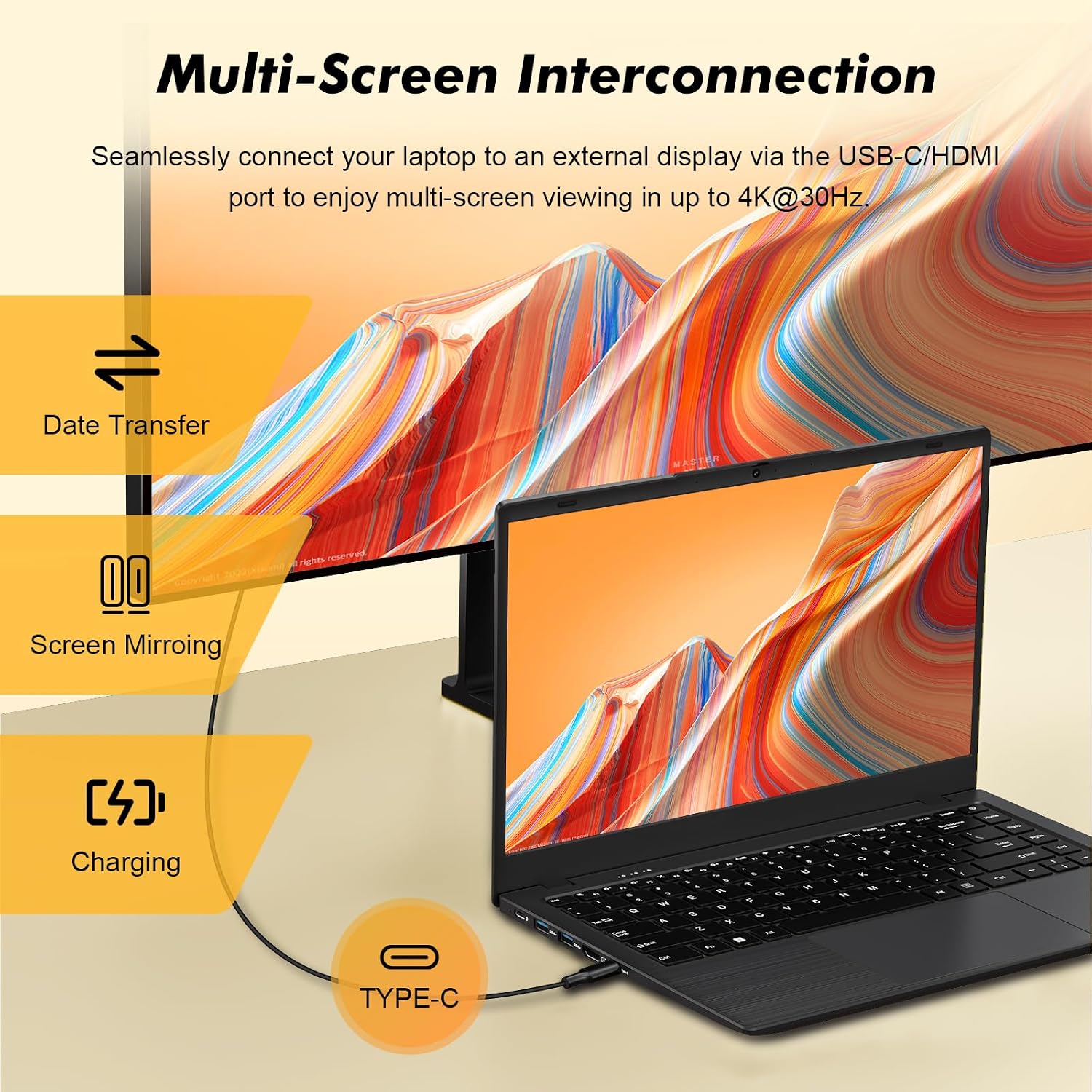 15.6 Inch Laptop Computer, Laptop with Gold 6500Y (Beat N5095, Up to 3.4GHz), 32GB RAM 1TB SSD, 1080P FHD IPS Display, Bluetooth, WiFi, HDMI, Type-C, 38WH Battery, Laptops