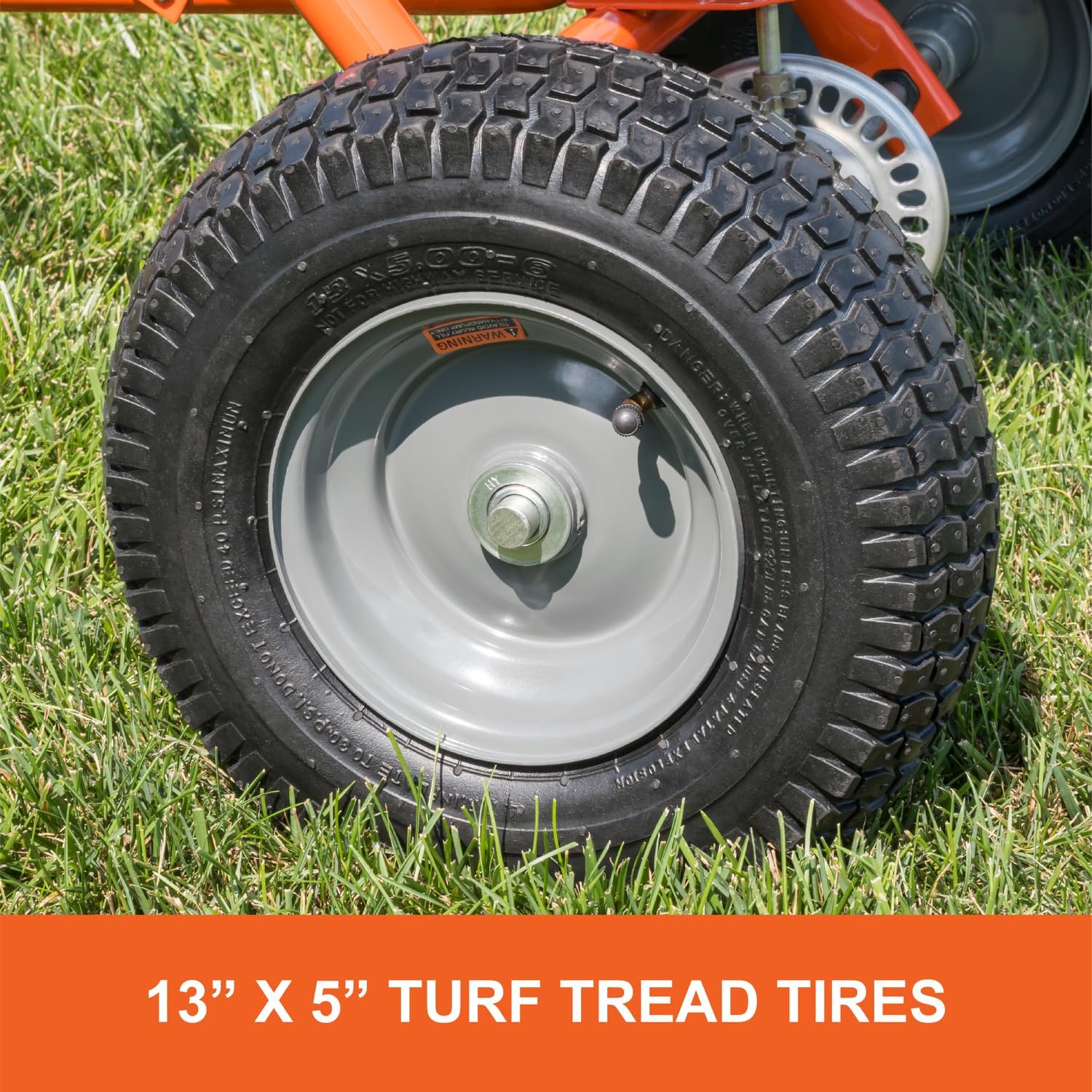 Agri-Fab 45-0547 185 lb. Tow-Behind Lawn & Garden Broadcast Spreader for Seed,Fertilizer,Salt,Ice Melt; Easy to use Flow Control from Seat of Riding Lawn Mower
