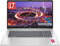 HP 17 Laptop with Free Microsoft Office 365 for Web, Intel Ultra Fast 8-Core CPU, 32GB RAM, 1TB SSD, Full HD Display, HDMI, USB-C, Wi-Fi, Bluetooth, Fingerprint Reader, Silver