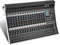 16-Channel Audio Mixer with 99 DSP, Professional Audio Console Digital Sound Music Mixing Board DJ Mixer w/USB Input Bluetooth MP3 48V Power Supply Mute Function for Studio Live Performance