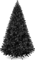 Best Choice Products Artificial Christmas Tree, 9ft Premium Unlit Pine Design, Dense Branches Realistic Holiday Décor w/Easy Assembly - Black
