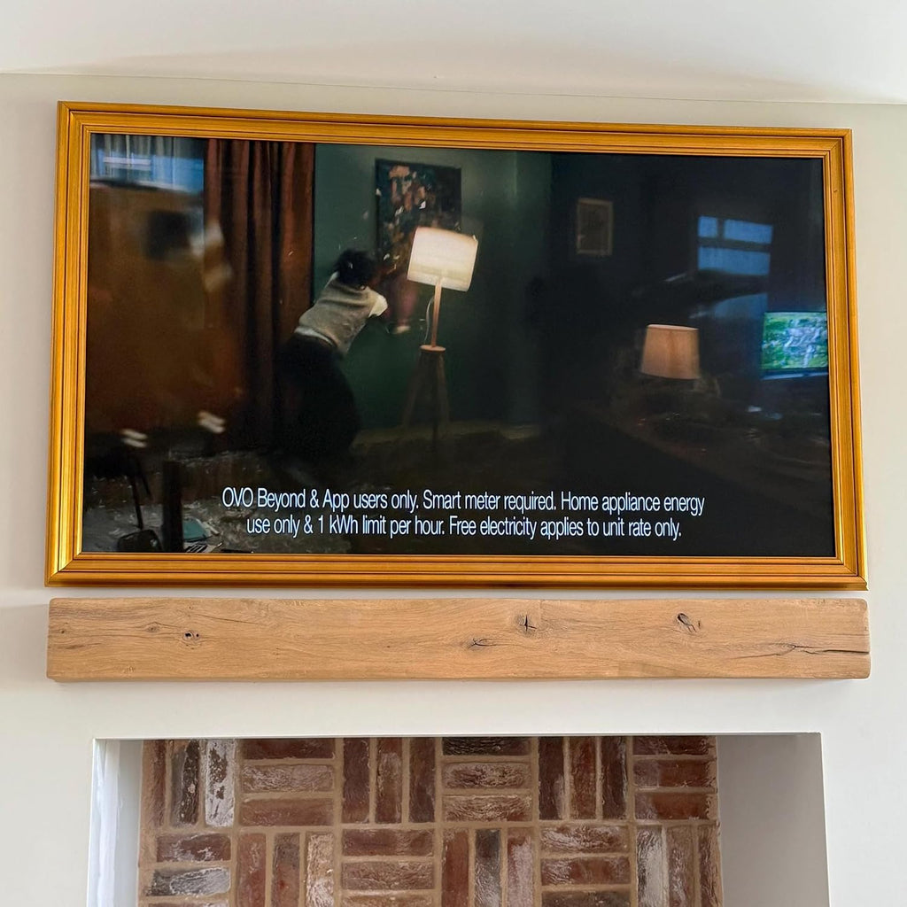 Bright Gold 50' TV frame - Compatible ONLY with Samsung The Frame TV (Fits 2021-2026 models, model codes:50LS03A/B/C/D/FA/HE)