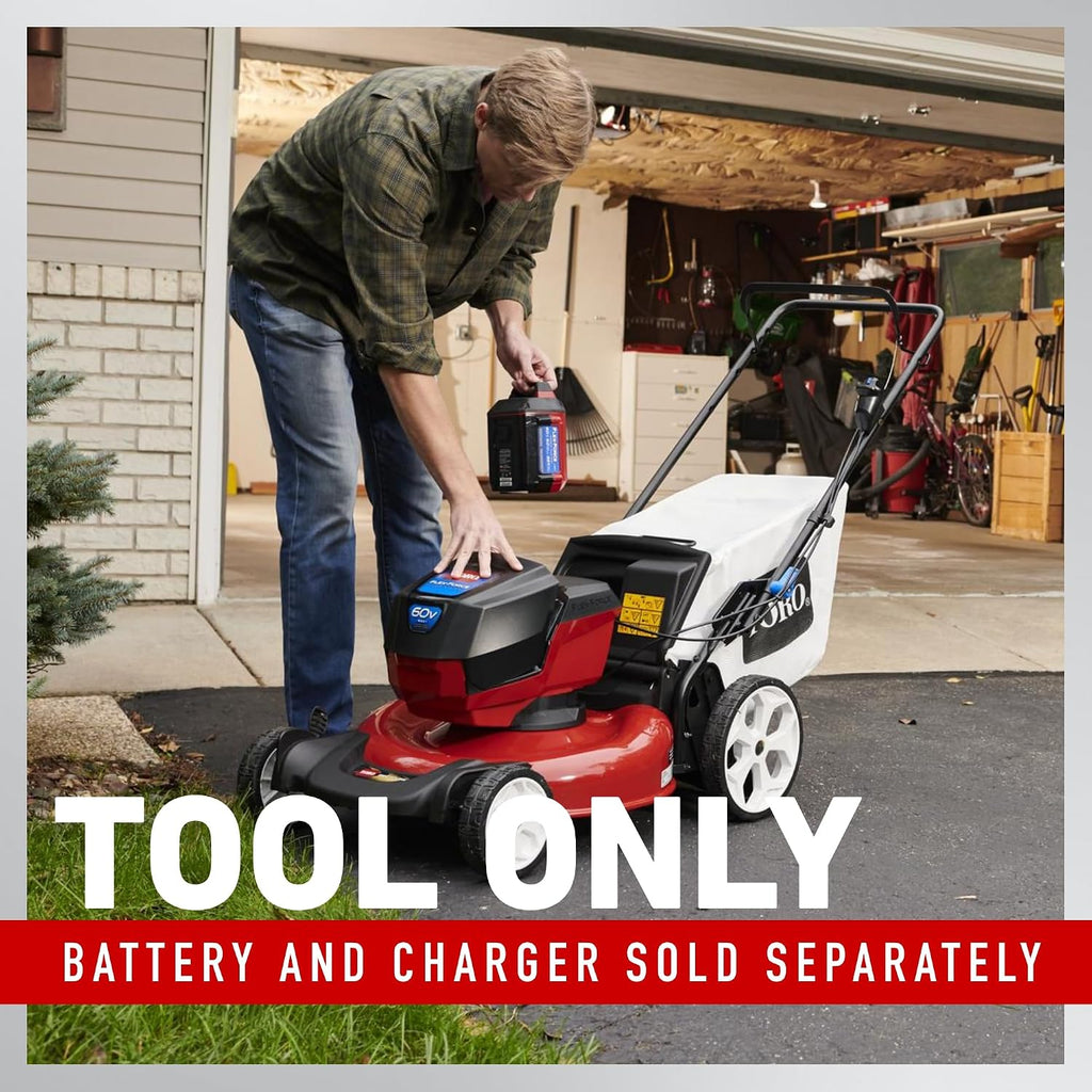 Recycler SmartStow 21 in. 60-Volt Max Lithium-Ion Cordless Battery Walk Behind Mower RWD (Tool-Only)