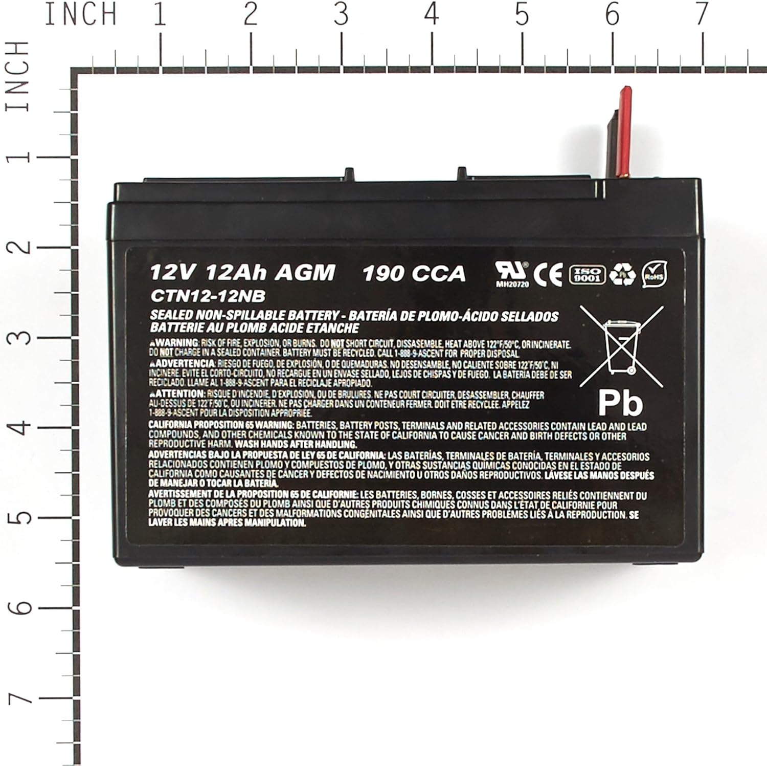 Briggs & Stratton 7600188YP Sealed Battery Kit