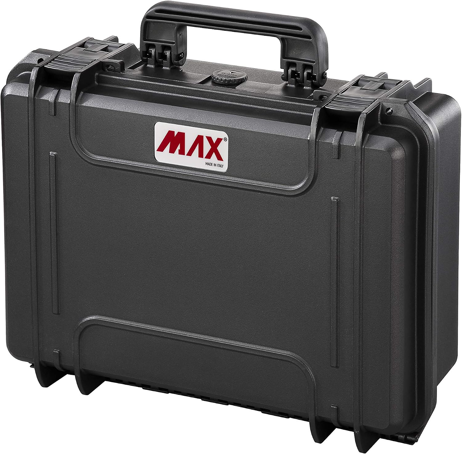 Max MAX430CAM IP67 Rated Waterproof Durable Watertight Equipment Photography with Hard Carry Plastic Case Padded Dividers/Flight Case/Tool Box