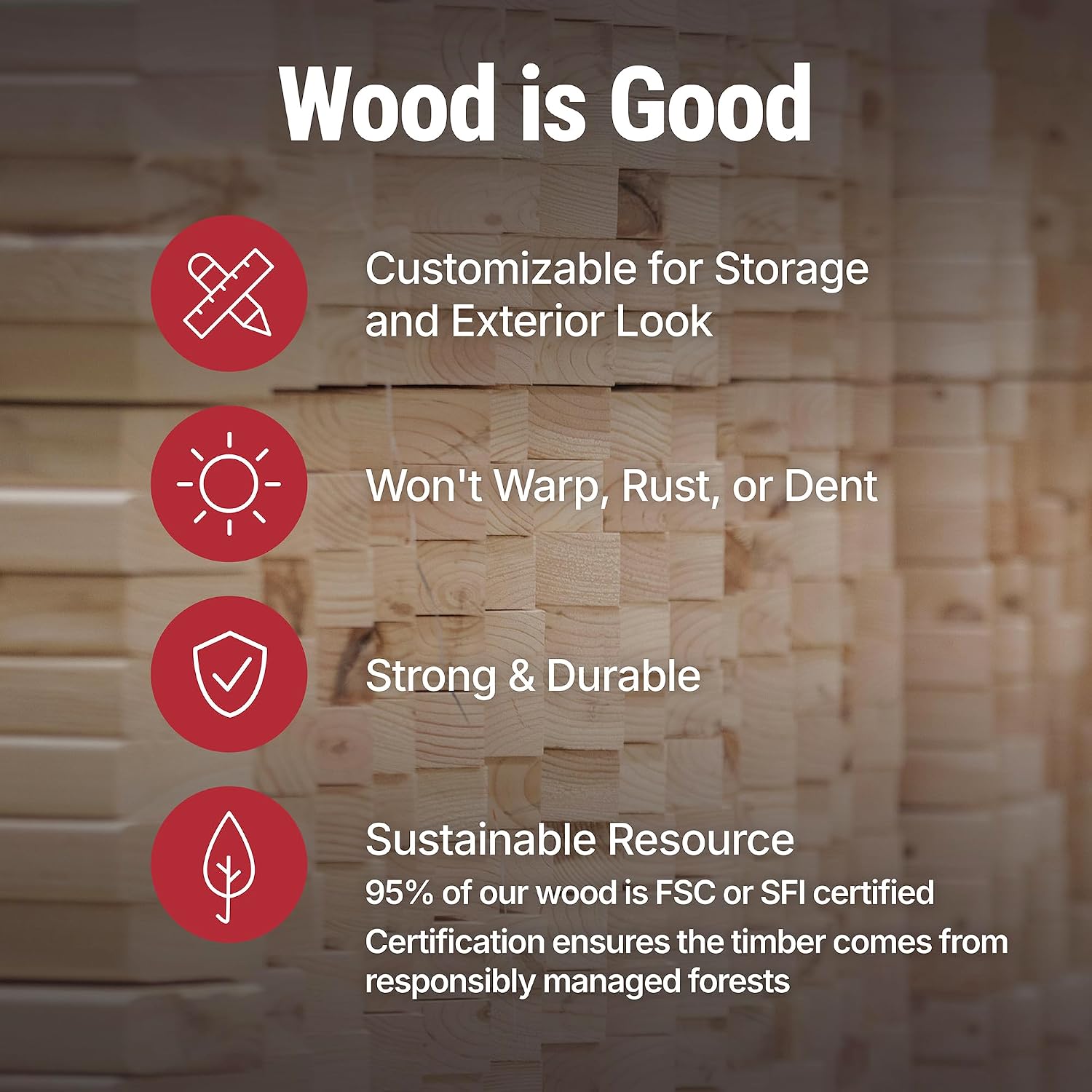 Handy Home Products Rookwood 10x16 Do-It-Yourself Wooden Storage Shed with Floor Kit- Does not Include Paint or Roofing Shingles
