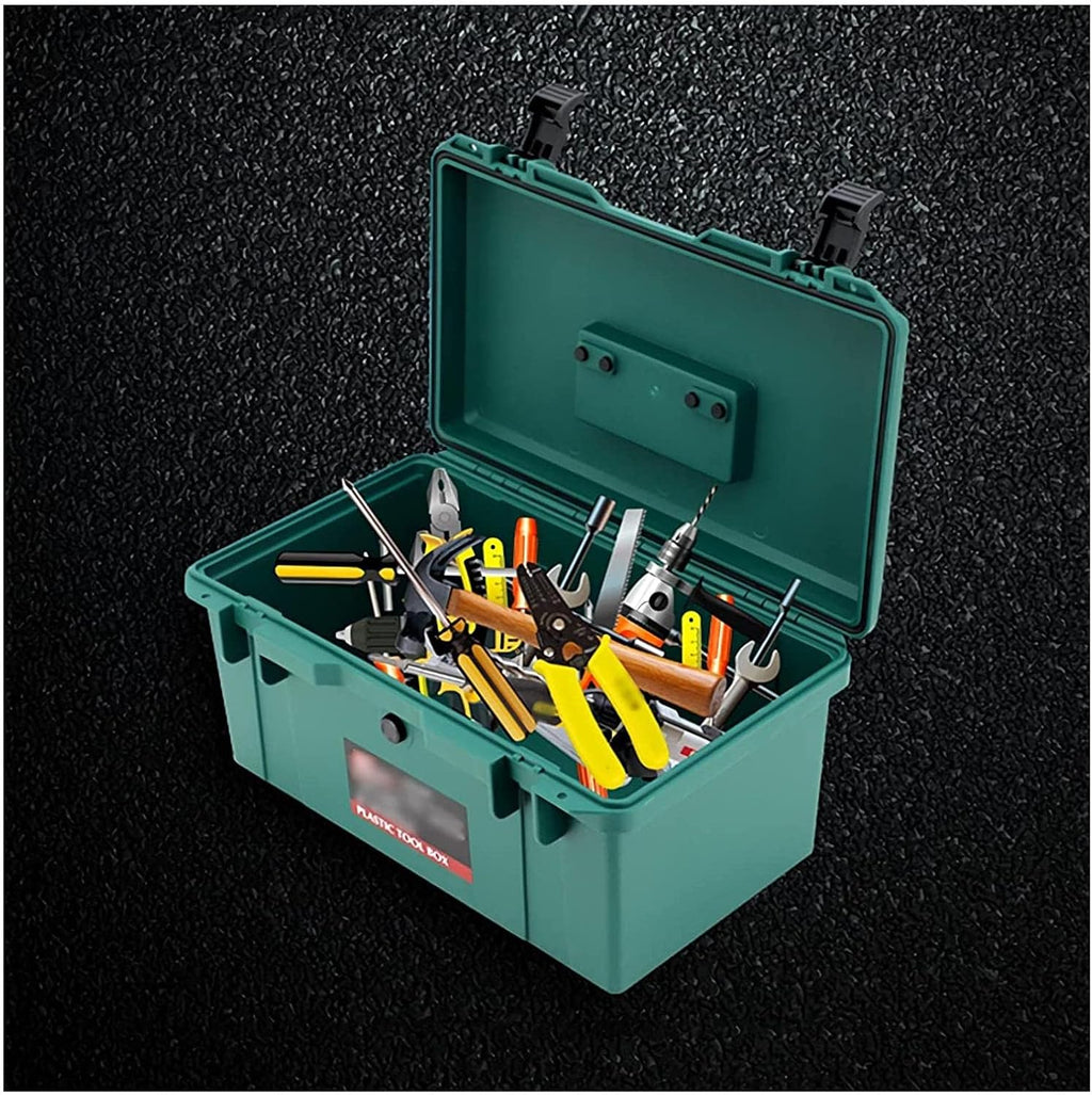 LIOONS Tool Box High Capacity Tool Boxes Organizer Plastic Tool Set with Handle Heavy Duty Storage Case Lightweight Tool Kit