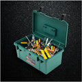 LIOONS Tool Box High Capacity Tool Boxes Organizer Plastic Tool Set with Handle Heavy Duty Storage Case Lightweight Tool Kit