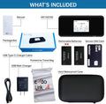 5G Mobile Portable WiFi, Verizon Wireless Jetpack Inseego MiFi M2100, Free VPN Mobile Hotspot for Travel, Unlocked Globally, Speed Up to 2,7 Gbps, Use 8 hrs, EVDO-LINK Bundle (Premium)