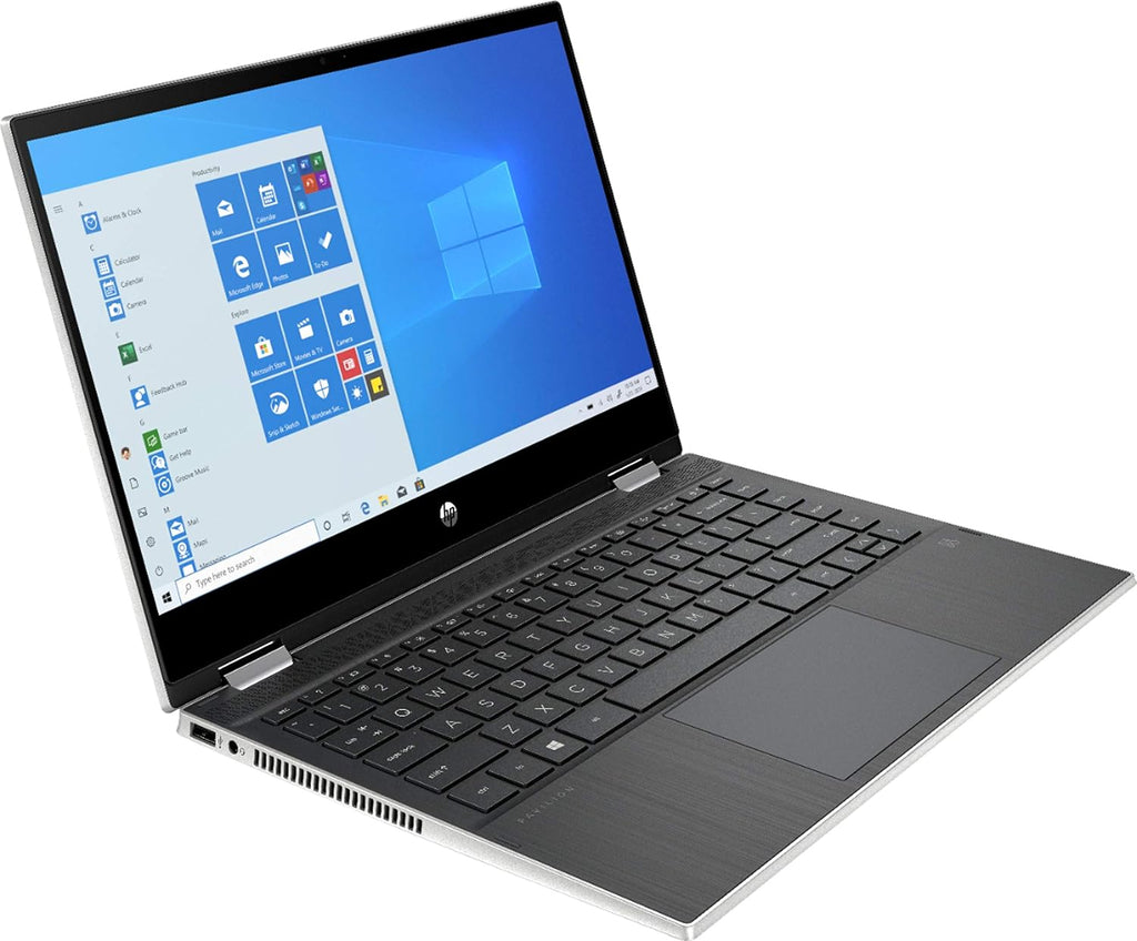 HP 2020 Pavilion X360 2-in-1 Convertible 14' HD Touch-Screen Laptop, 10th Gen Intel Core i3-1005G1, 8GB Ram, 128GB Ssd, WiFi, Webcam, Win 10 S