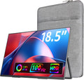 VisionOwl Portable Monitor for Laptop, IPS USB-C HDMI Travel Second Monitor for MacBook Pro Air, PC, PS5, Xbox, Portable Second Screen, Built-in Kickstand, Speakers, VESA Mountable, 18.5 Inch