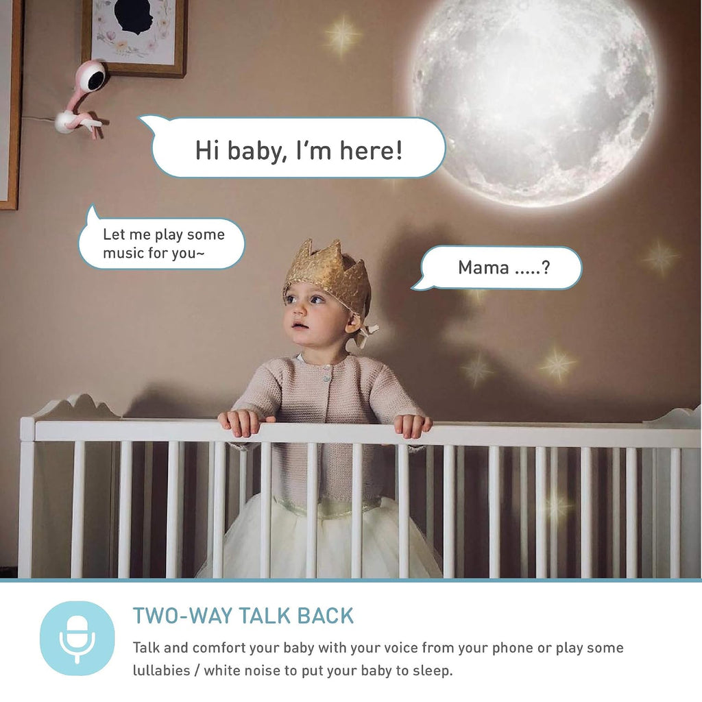 Lollipop Baby Monitor (Pistachio) - Full-Featured Smart Wi-Fi Camera of True Crying Detection with Extra in-App Plan of Breathing Monitoring/Sleep Tracking-Accessories Free/7 Days Trial Period